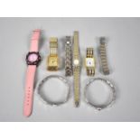A Collection of Various Vintage Watches and Bracelets to include Two Jewelled Nomination Examples,