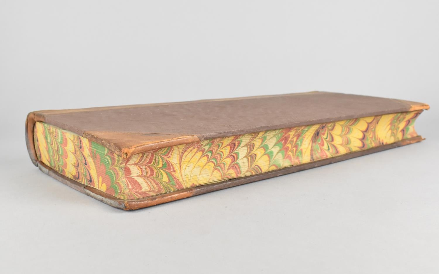 A Late 19th/Early 20th Century Brass Bound Ledger, Unused, 41x19cms - Image 2 of 3