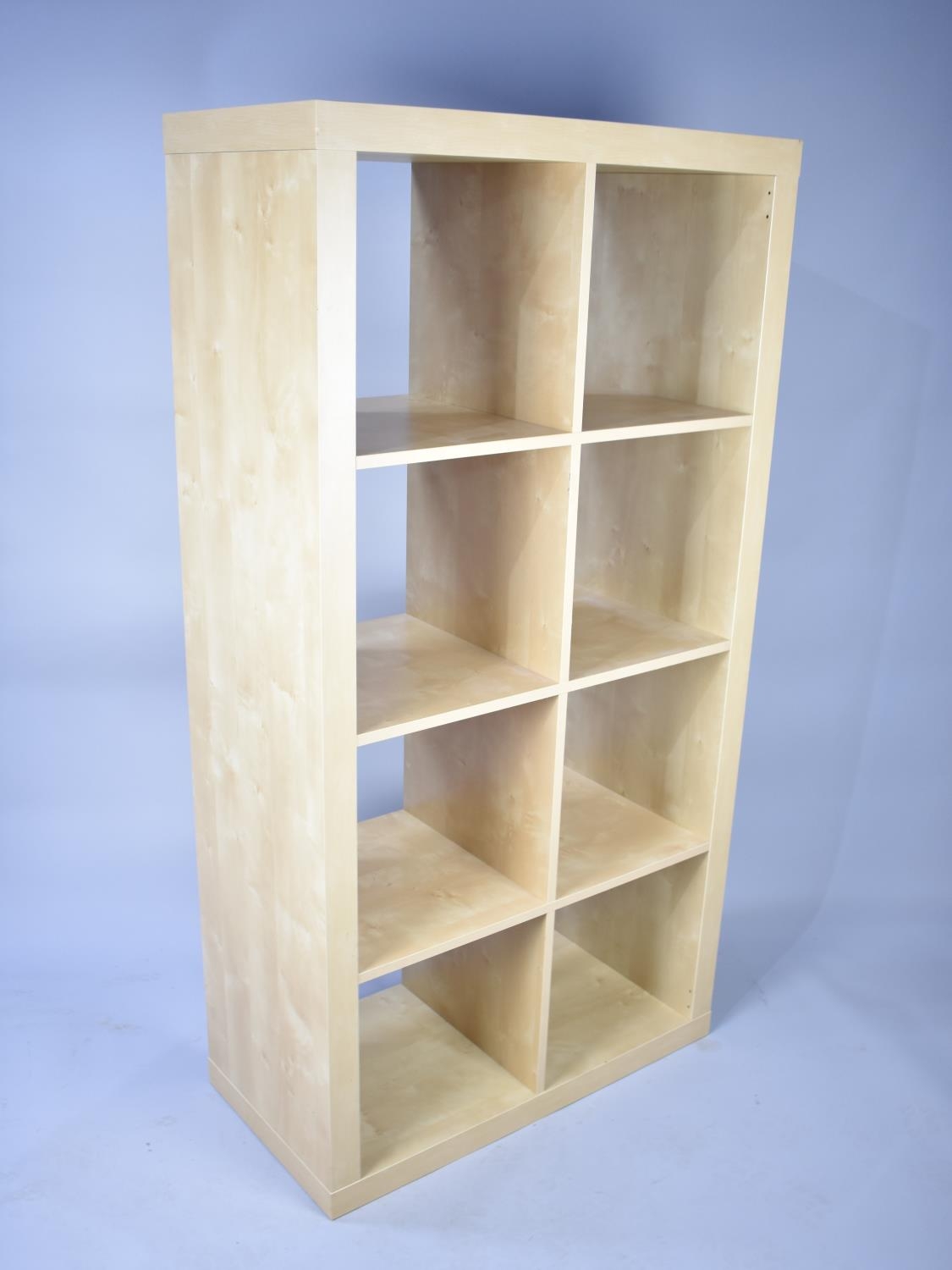 A Modern Eight Section Storage Unit, 79cms Wide and 120cms High