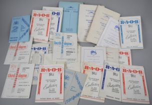 A Collection of Royal Order of Buffalo Invitations Circa 1960-70
