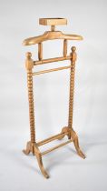 A Reproduction Victorian Style Gentleman's Suit Stand with Cuffs and Collar Tray to Top, Bobbin