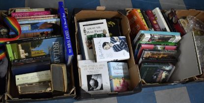 Three Boxes of Various Books
