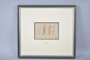 A Framed Pencil Sketch, By A Mauve, Subject 15x10cm