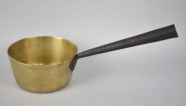 A Vintage Brass Saucepan