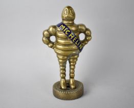 A Reproduction Cold Painted Michelin Man Advertising Figure, 28cms High