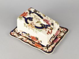 A Mason's Mandalay Cheese Dish and Cover, 23cm wide