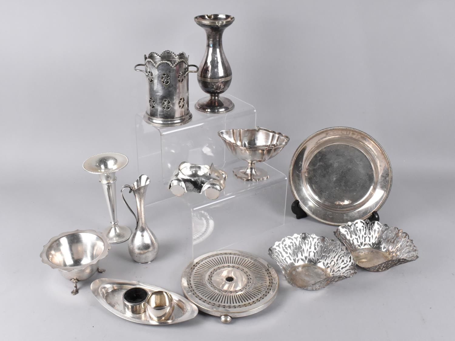 A Small Collection of Various Silver Plate