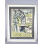 A Coloured Lithograph of Ironbridge, Subject 43x56cm