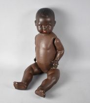 A Vintage Black Doll Stamped A.F Germany, No. 261/2, Some Condition issues