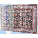 A Persian Hand Made Farahan Rug C.1920, 204x144cms