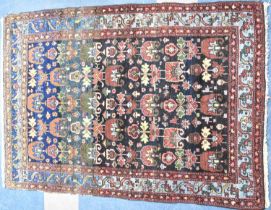 A Persian Hand Made Farahan Rug C.1920, 204x144cms