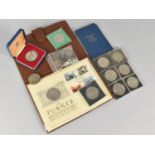A Collection of Various British Crowns and Turner Bicentenary First Day Cover