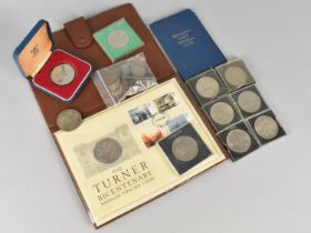 A Collection of Various British Crowns and Turner Bicentenary First Day Cover