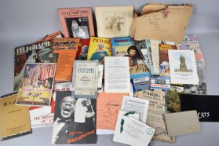 A Collection of Various Vintage Printed Ephemera to include Newspapers, Annuals, Pictures and