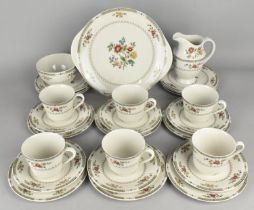 A Royal Doulton Kingswood Pattern Tea Set to Comprise Six Cups, Six Saucers, Twelve Side Plates,