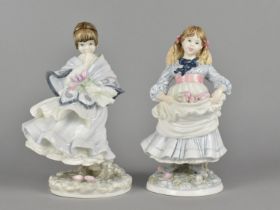 Two Coalport Figures, Childhood Joys and Visiting Day