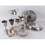 A Collection of Various Vintage Silver Plate