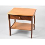 A Modern Bedside Table with Single Drawer, 52cms Wide