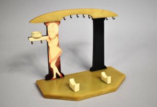 An Mid 20th century Bakelite Dressing Table Stand for a Vanity Set, 120cms Wide and 17cms High