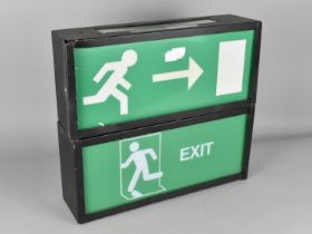 Two Emergency Exit Lighting Boxes