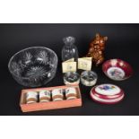 A Collection of Various Items to Comprise Glass, Ceramics, Novelty Money Banks, Paperweights etc