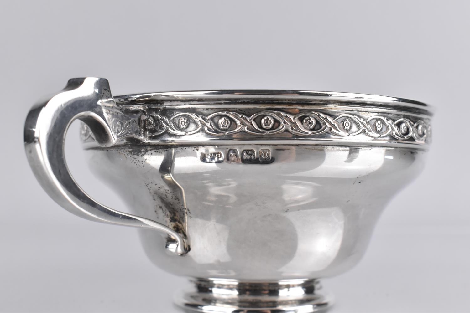 A Silver Twin Handled Bowl, Birmingham Hallmark, 171g - Image 3 of 3
