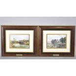 Two Small Framed Prints after G.Turner, 17x12cms