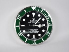 A Replica Advertising Clock with Battery Movement for The Rolex Oyster Perpetual Date Submariner,