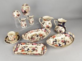 A Collection of Various Mason's China to Comprise Mandalay Dishes, Rectangular Tray, Jugs etc