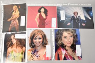 A Collection of Various Signed Photographs to Comprise Catherine Zeta Jones, Gwyneth Paltrow,