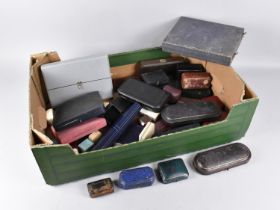 A Collection of Various Vintage Jewellery Boxes Etc