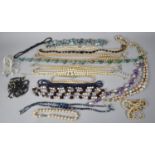 A Collection of Various Costume Jewellery, Mainly Faux Pearls Etc