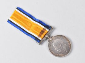 A WWI 1914-1918 Medal Awarded 285701 Pte R King of The Oxford Regiment