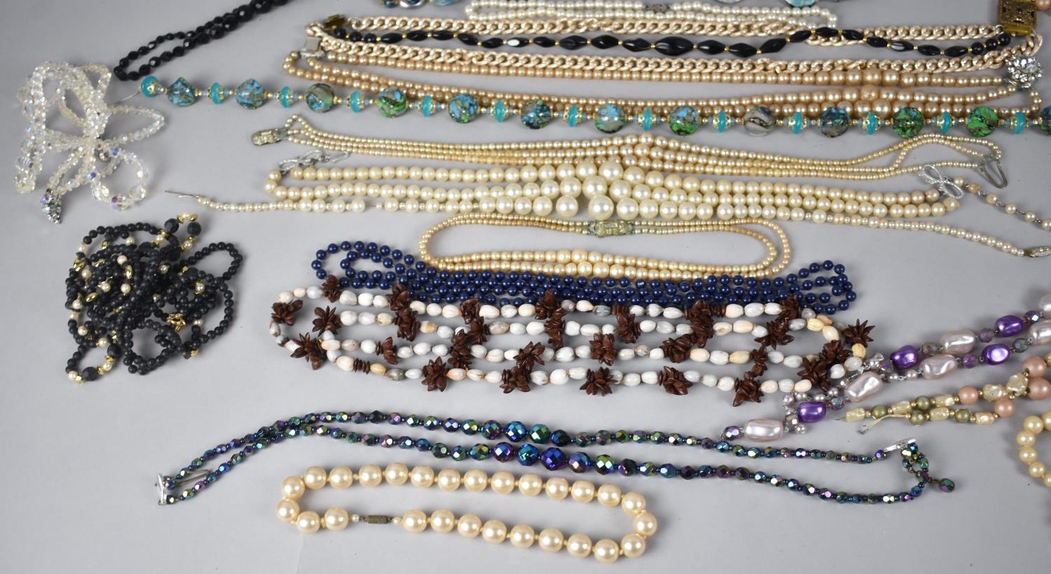 A Collection of Various Costume Jewellery, Mainly Faux Pearls Etc - Image 2 of 4