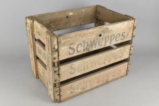 A Vintage Wooden Crate for Schweppes, 41x30cm