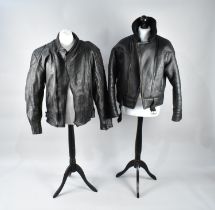 Two Vintage Leather Jackets, Size Large