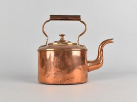 A Vintage Two Pint Copper Kettle by The Army & Navy Stores, 19cms High