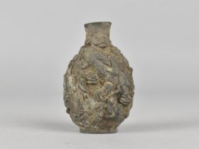 An Early Carved Chinese Snuff Bottle, 6.5cm High