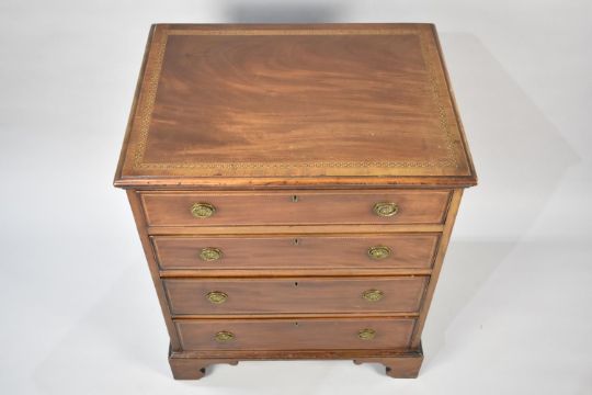 An Edwardian Inlaid Mahogany Chest of Small Proportions with Four Graduated Drawers, 63cmx76cm High - Image 3 of 4