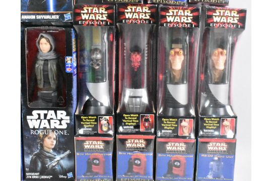 Twelve Star Wars Figures to Comprise Seven Episode I Holoprojectors and Five Disney Hasbro Figures - Image 3 of 5