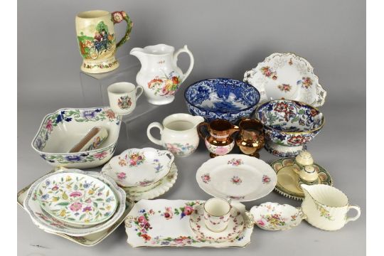 A Collection of Ceramics to Comprise WWI Peace Mug, Coalport Plate, Royal Crown Derby Dish, Poole