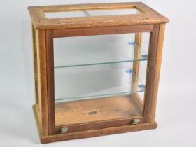 A Counter Top Display Formed From The Case of a Scientific Balance, 40cms Wide and 38cms High