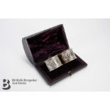 Boxed Set of Silver Napkin Rings