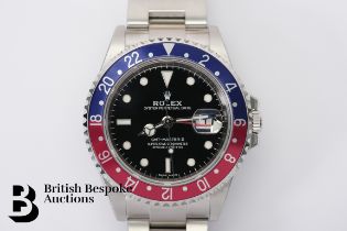 2007 Gentleman's Rolex Oyster Perpetual GMT-Master II Wrist Watch