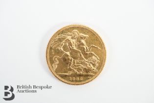 Elizabeth 1982 Gold Full Sovereign
