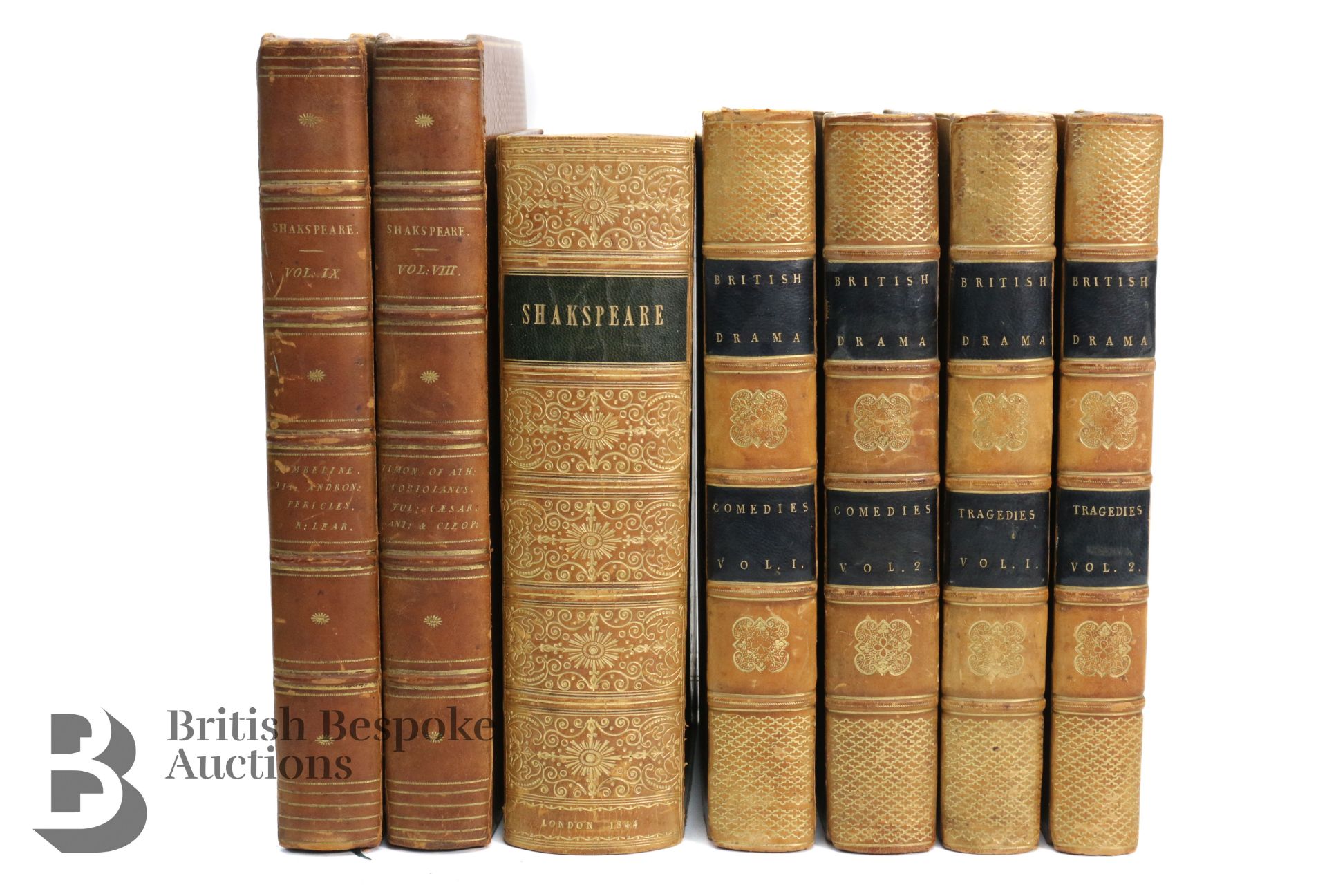 Seven Volumes of Shakespeare and British Drama Fine Bindings - Image 27 of 52