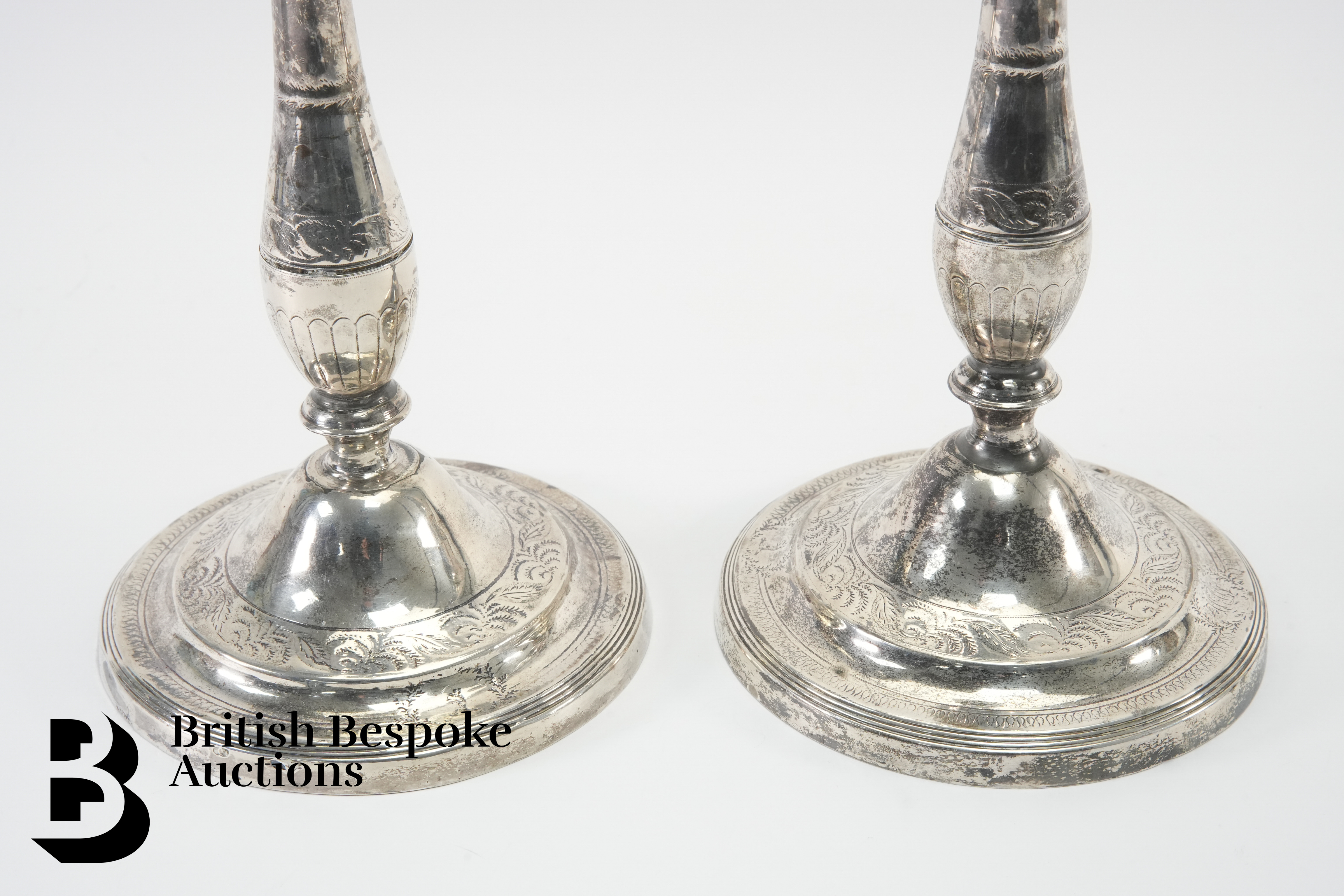 Pair of Silver Candlesticks - Image 3 of 3