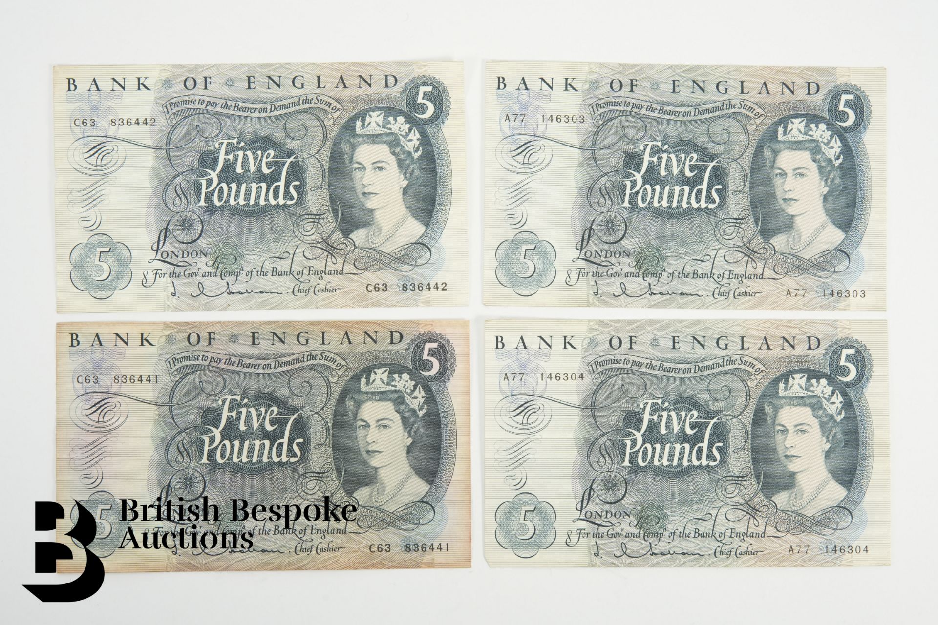 Vintage GB Bank Notes - Some Uncirculated - Image 3 of 6