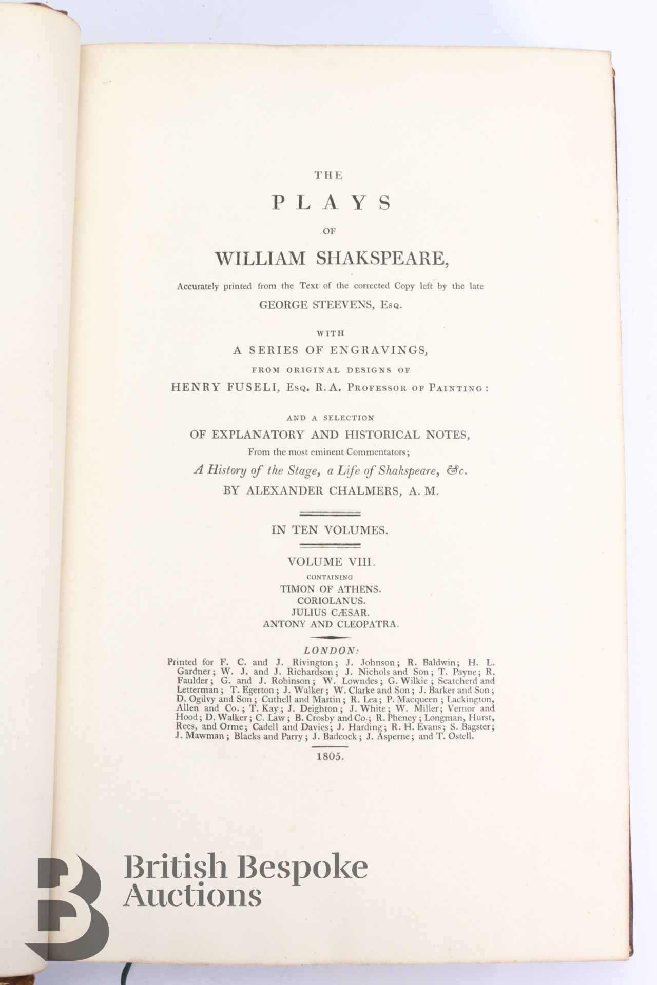 Seven Volumes of Shakespeare and British Drama Fine Bindings - Image 19 of 52