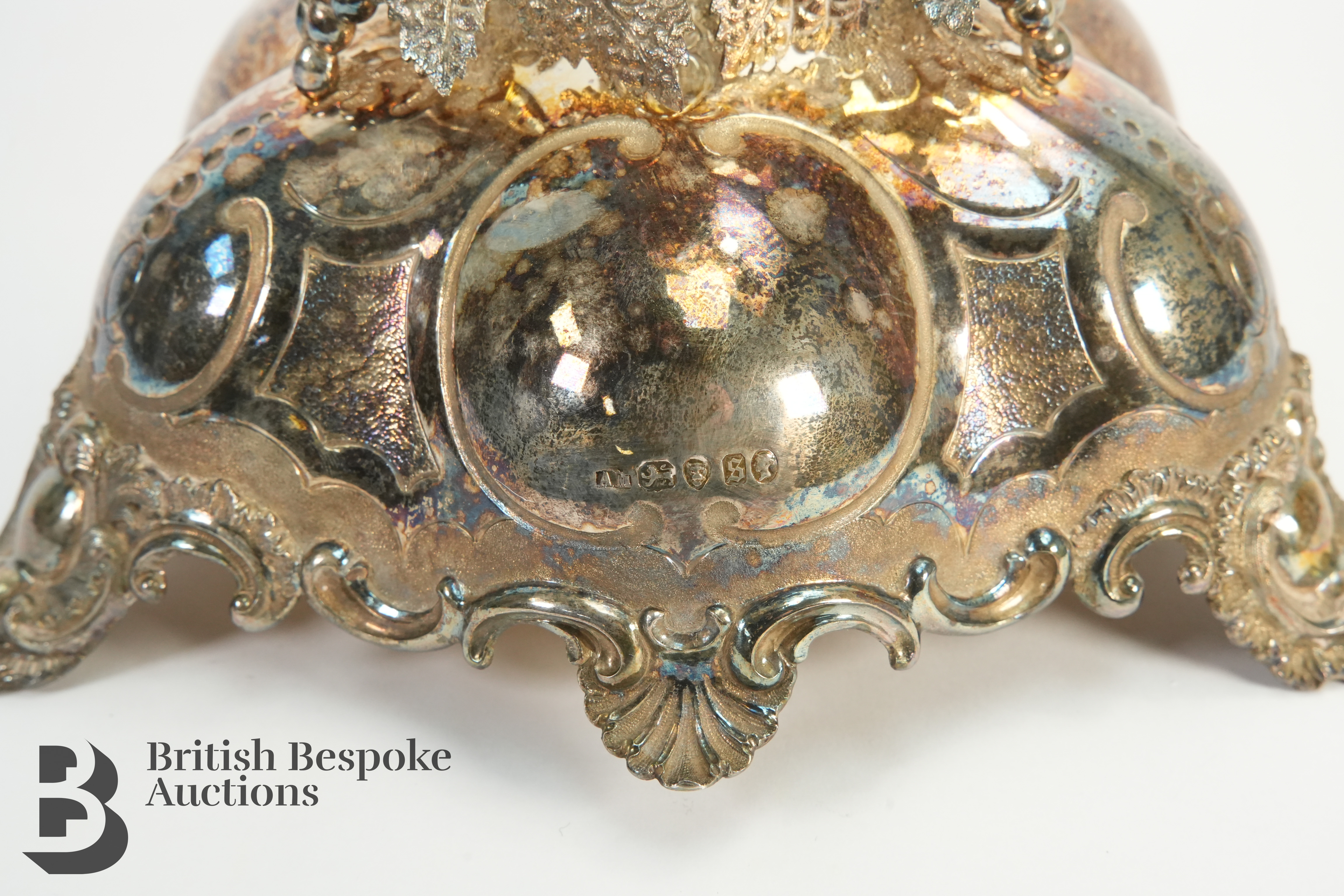 Victorian Silver Candelabra Epergne Centerpiece - Image 16 of 16